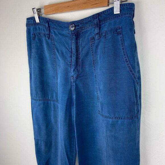 Anthropologie Audra Utility Crop Pant - Blue - Picture 3 of 8